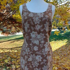NEW Size 10 Jones of NY Linen print Sheath dress